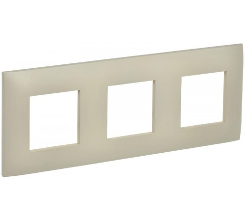 SKANDY Рамка 3-местная SK-F03B бежевый  SK-M32-K10  IEK