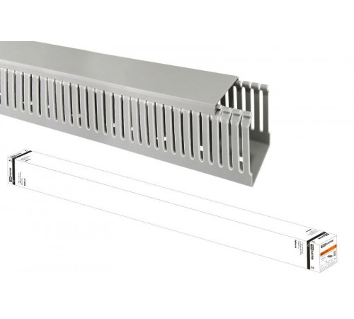 Кабель-канал перфорированный 40х60 перфорация 4/6мм (24 м)  SQ0410-0014  TDM