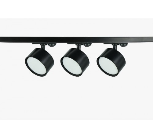 Комплект  TR71-SET3-GX53-BK трековых светильников однофазных 3 шт под лампу GX53 с шинопроводом 80 см черный  Б0063931  ЭРА