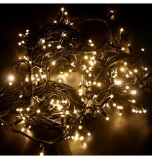 Гирлянда Нить (дюраплей) 20м, с эффектом мерцания, черный каучук, 230В, цвет Тёплый белый  315-176  NEON-NIGHT