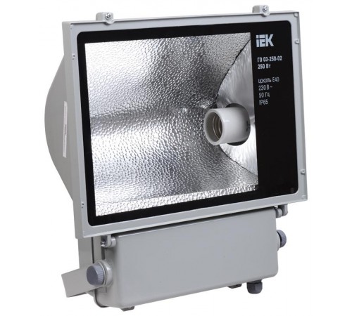 Прожектор металлогалогенный ГО03-250-02 250Вт E40 асимметричный IP65 + ТТУ   LPHO03-250-02-D4-1-K02  IEK