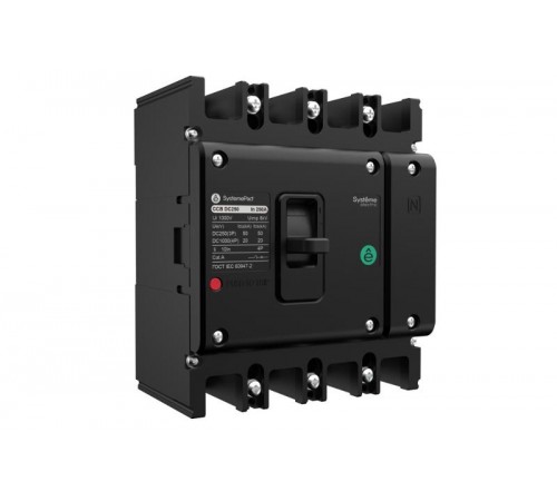 АВТ ВЫКЛ. SPD250 3P 50КА 500В ПОСТ.ТОК / 4P 20КА 3P TMD200 750В ПОСТ.ТОК  SPD2503N4B2004D  Systeme Electric