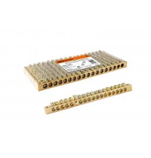 Шина "N" нулевая 8x12мм 18/2 (18 групп/крепеж по краям)   SQ0801-0072  TDM