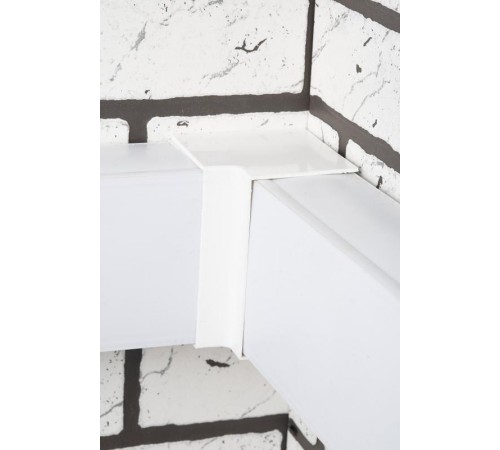 Угол внутренний (100х40) (2 шт) Plast EKF PROxima Белыйibw-100-40x2EKF