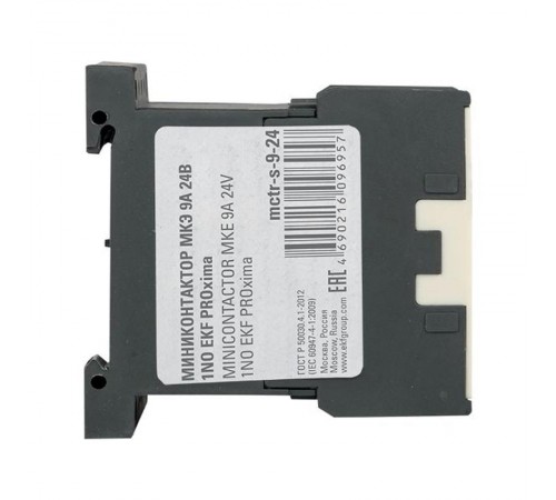 Миниконтактор МКЭ 9А 24В 1NO EKF PROxima  Mctr-s-9-24  EKF
