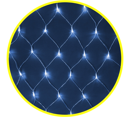 Гирлянда световая  NGF-N01-240B-12-2x1.5m-230-TR-IP44  61856  Navigator