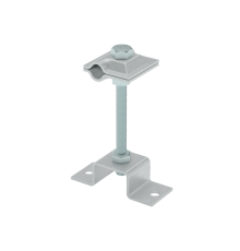 Универсальный соединитель на мостовой опоре для прутка D6-12 мм H130 ZN  USMO-H130-6-12 ZN  КМ - профиль