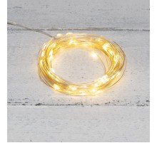 Гирлянда Роса 10 м, 100 LED, USB, теплое белое свечение  315-976  NEON-NIGHT
