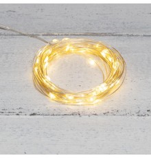 Гирлянда Роса 10 м, 100 LED, USB, теплое белое свечение  315-976  NEON-NIGHT