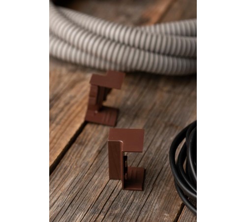 Угол внутренний (40х16) (4 шт) Plast EKF PROxima  под темное деревоibd-40-16x4EKF