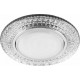 Светильник потолочный встраиваемый под лампу GX53 CD4020 20LED*2835 SMD 4000K, 15W GX53, без лампы, прозрачный, хром  29473  FERON