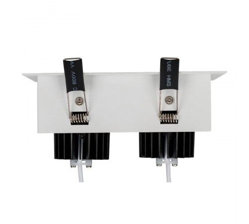 Светильник CL-KARDAN-S180x102-2x9W Day (WH-BK, 38 deg)  024129  Arlight