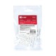 Дюбель-хомут (5х10 мм) для плоского кабеля белый (10 шт.) EKF PROxima  plc-cd-5x10w-r  EKF