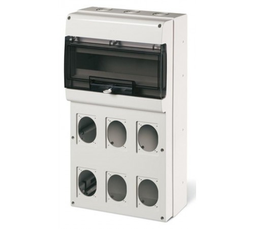 Корпус на 16 модулей и 6 постов  с основанием 70х87 мм. ТипM550  DIS6725616  DKC