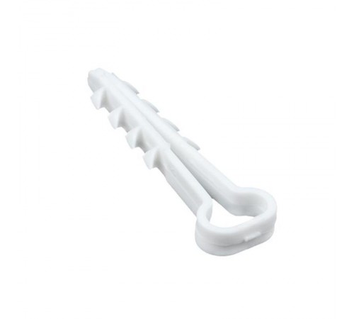 Дюбель-хомут (5х10) полипропилен белый (50шт.) EKF PROxima  plc-cd-5x10w  EKF