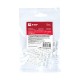 Дюбель-хомут (5х10 мм) для плоского кабеля белый (10 шт.) EKF PROxima  plc-cd-5x10w-r  EKF