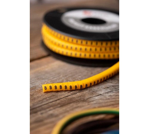 Маркер-кабельный 2,5кв.мм "8" (1000шт.) (ЕС-1) EKF PROxima  plc-KM-2.5-8  EKF