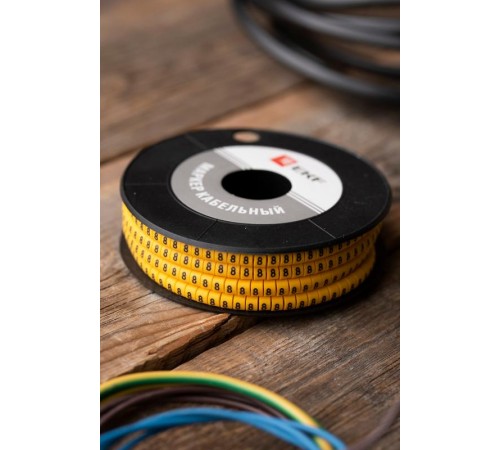 Маркер-кабельный 2,5кв.мм "8" (1000шт.) (ЕС-1) EKF PROxima  plc-KM-2.5-8  EKF