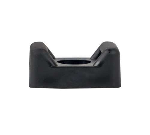 Площадка под хомуты (22x16) с монтажным отверстием М4 чёрная (100шт.) PROxima  pmo-22-16-b  EKF