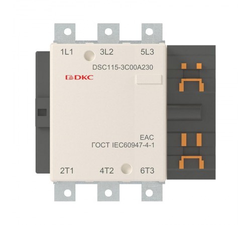 Магнитный контактор DSC115-3C00A230115А 55кВт (AC3) кат 220В AC  DSC115-3C00A230  DKC