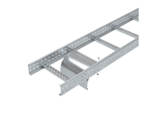 Пластина вывода кабеля для лестничных лотков осн.400 мм, горячий цинк, в комплекте с крепёжными элементами, необходимыми для монтажа  LEP40KHDZ  DKC