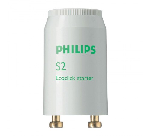 Стартер для люминесцентных ламп - Philips S2 220-240V 4-22W - 928390710186
