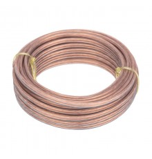 Кабель акустический 2х0,75 мм прозрачный BLUELINE (м. бухта 10 м)  01-6204-3-10  REXANT