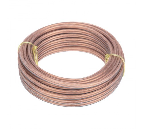 Кабель акустический 2х0,75 мм прозрачный BLUELINE (м. бухта 10 м)  01-6204-3-10  REXANT