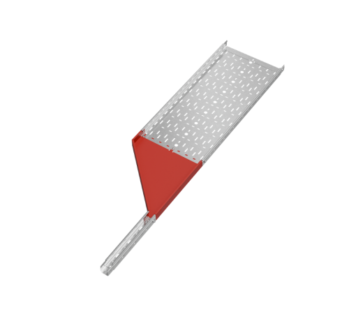 Переходник левый 50х50-400 мм "ПЛЮС" HD  PDplus50-50-400-L HD   КМ-профиль