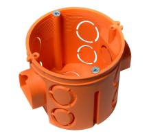 Коробка установочная углубленная 80-0510-2С стойкая к горению (ПВ-2) 68х62 (140шт/кор) IP20  80-0510-2С  Промрукав