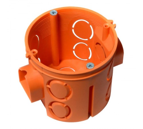 Коробка установочная углубленная 80-0510-2С стойкая к горению (ПВ-2) 68х62 (140шт/кор) IP20  80-0510-2С  Промрукав