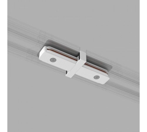 Коннектор для однофазного шинопровода прямой TRC-1-1-I-WH (белый)  a039598  Elektrostandard