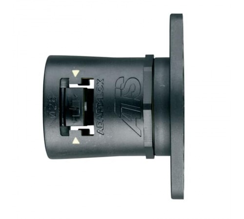 Фланец AT16/FL/A/BLY, прямой поворотный, полиамид 66/эластомер, черный/желтый, d16, 10 шт. в пачке  7TCA296170R0092  ABB