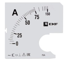 Шкала сменная для A961 75/5А-1,5 EKF PROxima  s-a961-75  EKF