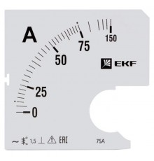 Шкала сменная для A961 75/5А-1,5 EKF PROxima  s-a961-75  EKF