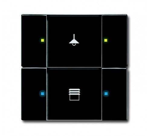 6126/02-81-500 Сенсор 2/4-кл. многофункциональный, антарцит  6116-0-0206  2CKA006116A0206  ABB