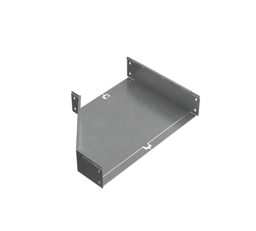 Переходник правый 100х300-500 мм "ПЛЮС" HD  PDplus100-300-500-R HD   КМ-профиль