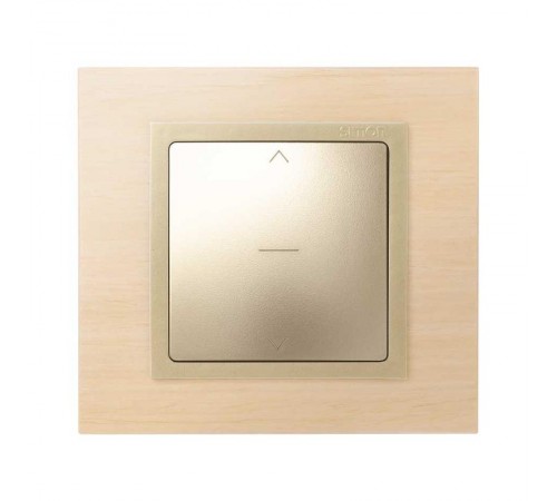 Simon 82 Накладка на трехпозиционный переключатель для управления жалюзи, S82, 82N, шампань  82033-34  Simon