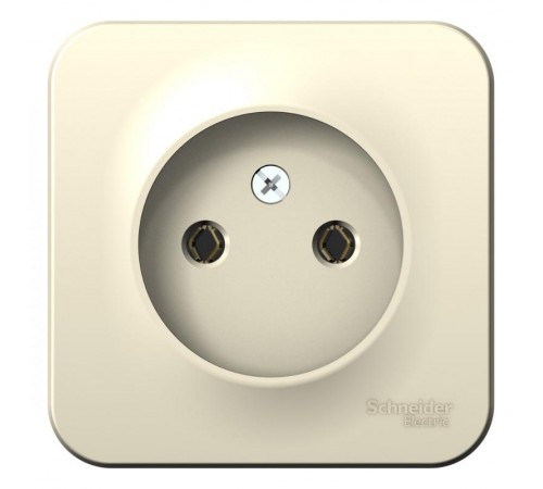 Blanca Молочный О/У Розетка без заземления без шторок, 16А, 250В  BLNRA000102  SE