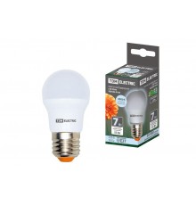 Лампа светодиодная LED 7Вт Е27 230В 4000К FG45 шар  SQ0340-0180  TDM