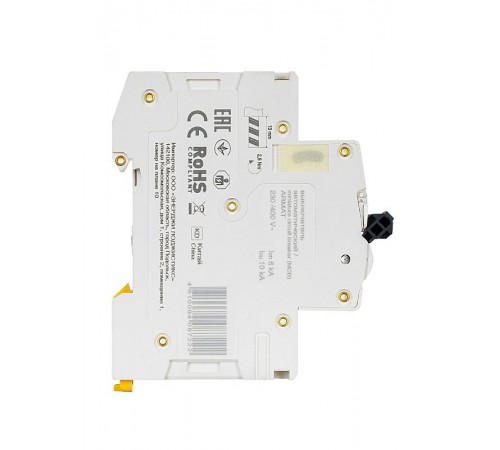 Выключатель автоматический двухполюсный M06N 2P B 25А 6кА ARMAT  AR-M06N-2-B025  IEK