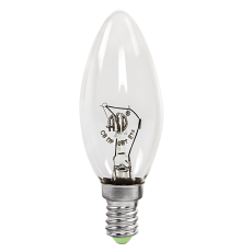 Лампа накаливания ЛОН свеча B35 60Вт 230В Е14 прозр 630Лм  4607177995045  ASD