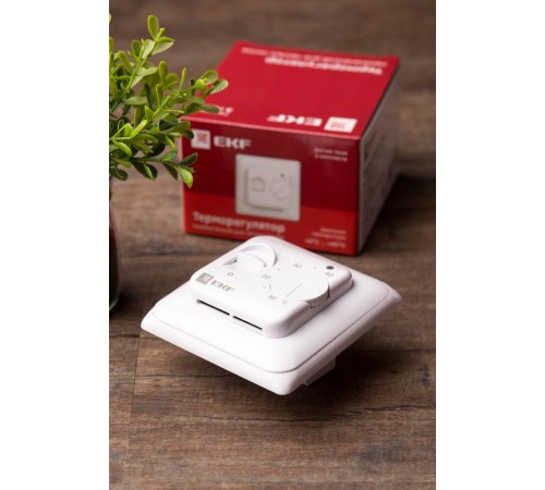 Термостат для теплых полов механический 16 A 230В Basic  mtt-2  EKF