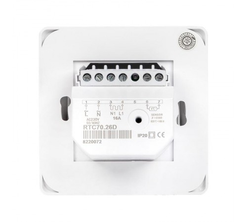 Термостат для теплых полов механический 16 A 230В Basic  mtt-2  EKF