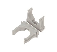 Крепёж-клипса для труб 32 мм, серая (25 шт/уп)  28-0132-2  REXANT