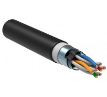 Каб. в. п. U/UTP кат. 5E 4х2х24AWG solid LSZH/LDPE чер.  LC3-C5E04-189  ITK