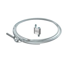 Подвес тросовый QWT AS 2 2M G с рым-болтом М6 и фиксатором, 2,0х2000 мм ( QWT AS 2 2M G )  1450526  OBO Bettermann