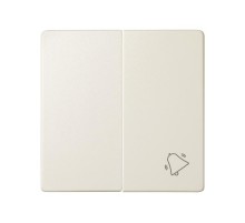 Simon 82 Клавиши (2 шт) с пиктограммой "звонок" для двухклавишного выключателя (проходной + кнопочный), S82,  82027-31  Simon