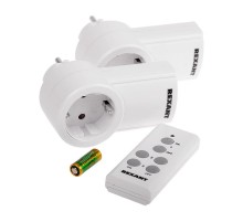Радиоуправляемая розетка c пультом RX-002 (один пульт, две розетки)  10-6025  REXANT