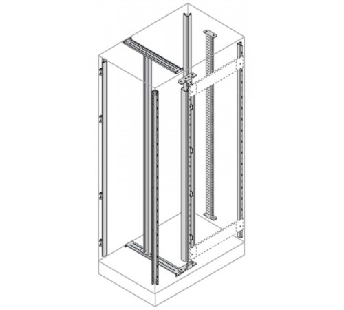 Стойки каркаса+для ячеек+каб секции H=2000мм (7шт)  EM2003  ABB
